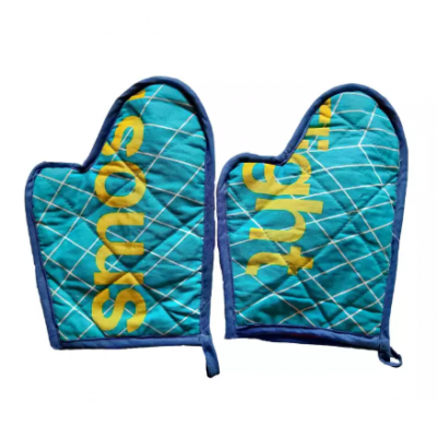 Medium SIzed Lightblue Oven Glove/Pot Holder